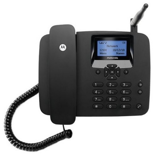 TELEFONO MOTOROLA FW200L NEGRO LCD GSM TARJETA SIM
