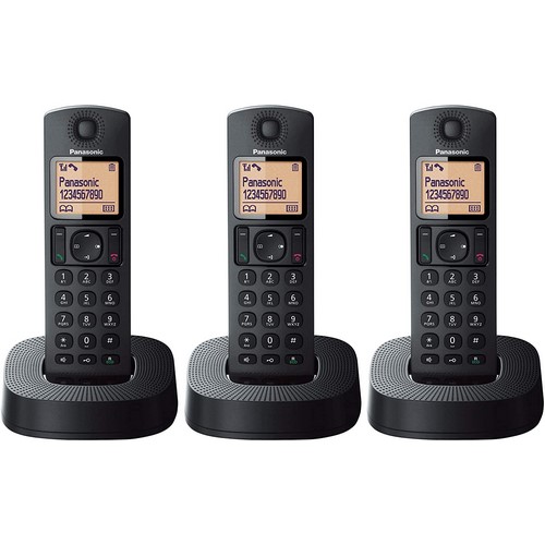 TELEFONO PANASONIC KXTGC313SPB NEGRO TRIO         