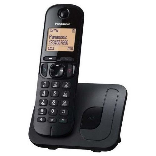 TELEFONO PANASONIC KXTGC210SPB NEGRO MANOS LIBRES 