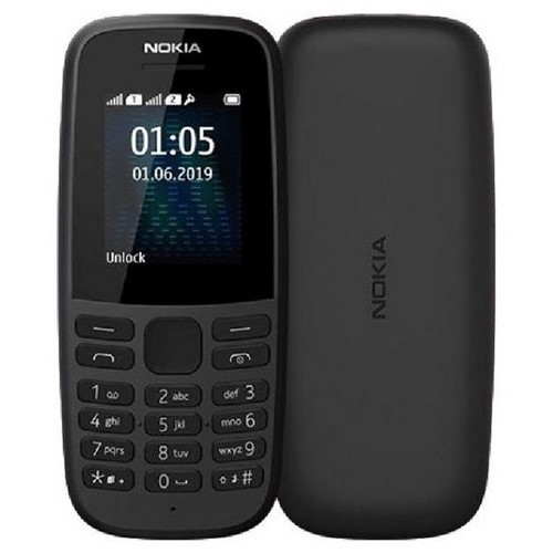 MOVIL NOKIA 105 4TH, 4MB, RAM 4MB NEGRO           