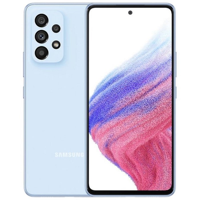 MOVIL SAMSUNG A53, 128GB, RAM 6GB, AZUL CLARO     