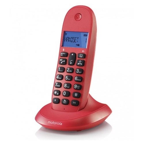 TELEFONO MOTOROLA C1001LB+ CEREZA MANOS LIBRES    