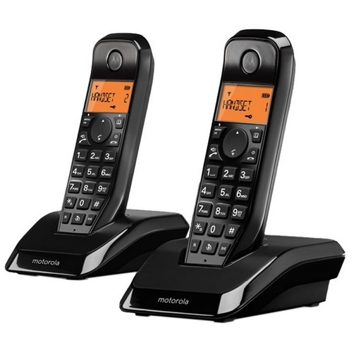 TELEFONO MOTOROLA S1202 NEGRO DUO                 