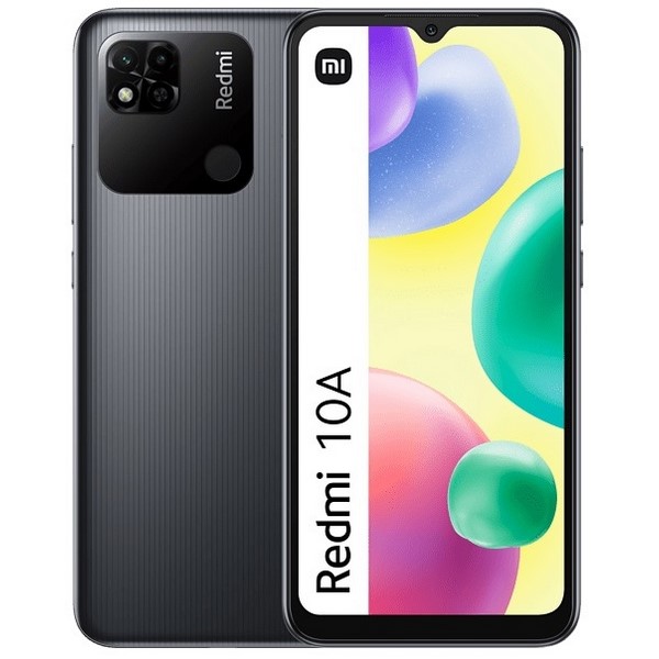MOVIL XIAOMI REDMI 10A 4G, 128GB, RAM 4GB, GRIS   