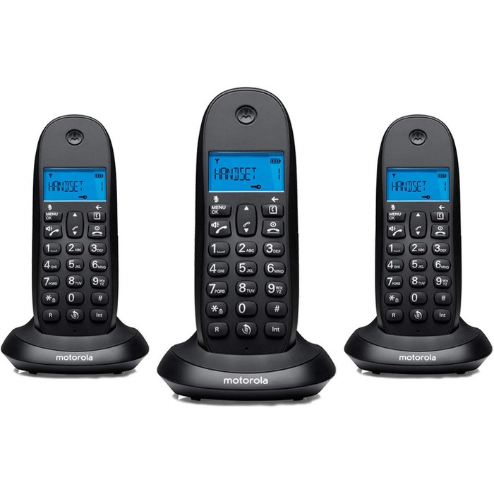 TELEFONO MOTOROLA C1003LB+ NEGRO TRIO             