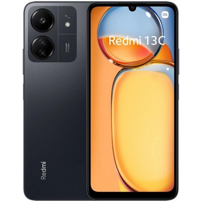 MOVIL XIAOMI REDMI 13C 4G, 128GB, RAM 4GB, NEGRO  