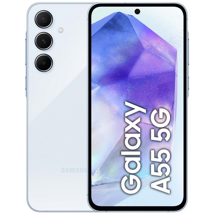 MOVIL SAMSUNG A55, 5G, 128GB, RAM 8GB, AZUL       
