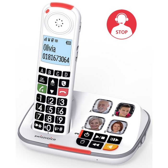 TELEFONO SWISSVOICE XTRA 2355 BLANCO FOTOS        