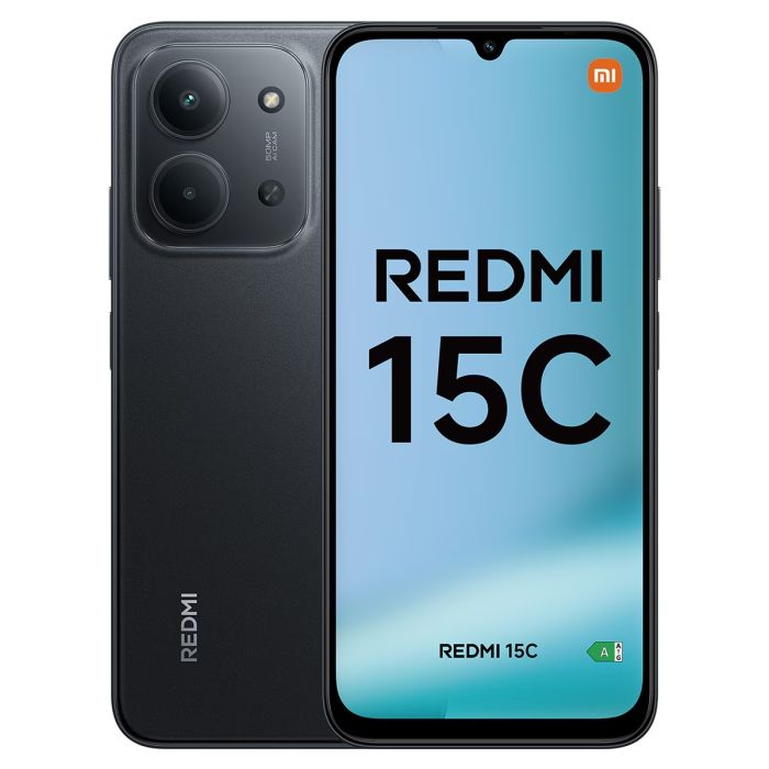 MOVIL XIAOMI REDMI 15C 4G, 128GB, RAM 4GB, NEGRO  