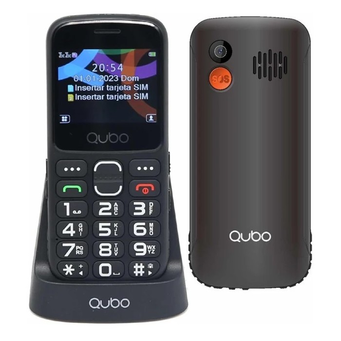 MOVIL QUBO X230 DUAL SIM BT NEGRO                 
