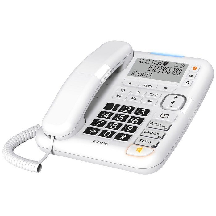 TELEFONO ALCATEL TMAX70 BLANCO TECLAS GRANDES     