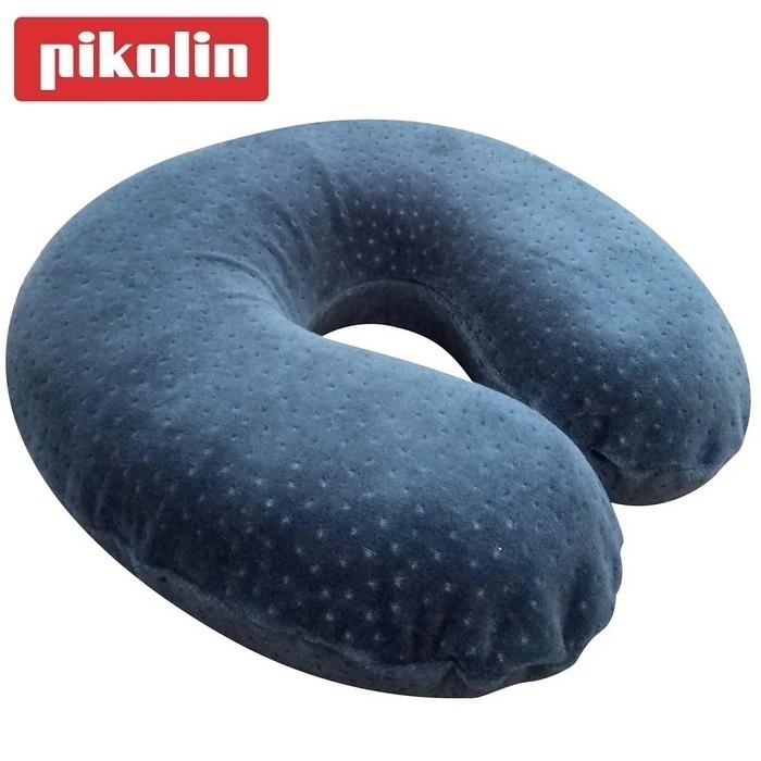 ALMOHADA PIKOLIN COLLARIN VISCO AH22 28X28 AZUL   