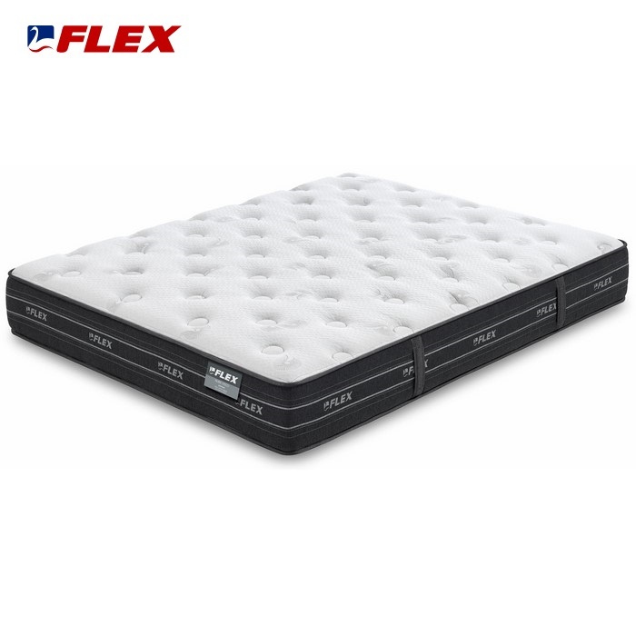 COLCHON FLEX NUBE VISCO 90X190 MUELLE ENSACADO    
