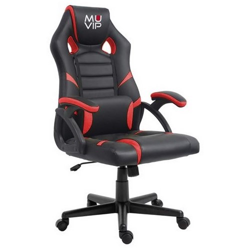 SILLA GAMING MUVIP GM1000 MV0264 NEGRO/ROJO       