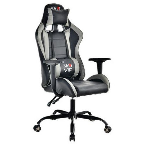 SILLA GAMING MUVIP GM4000 MV0311 NEGRO/GRIS       
