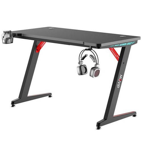 MESA GAMING MUVIP PRO300 MV0275 LUZ RGB FIBRA CARB