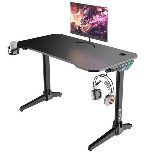 MESA GAMING MUVIP PRO500 MV0277 LUZ RGB FIBRA CARB