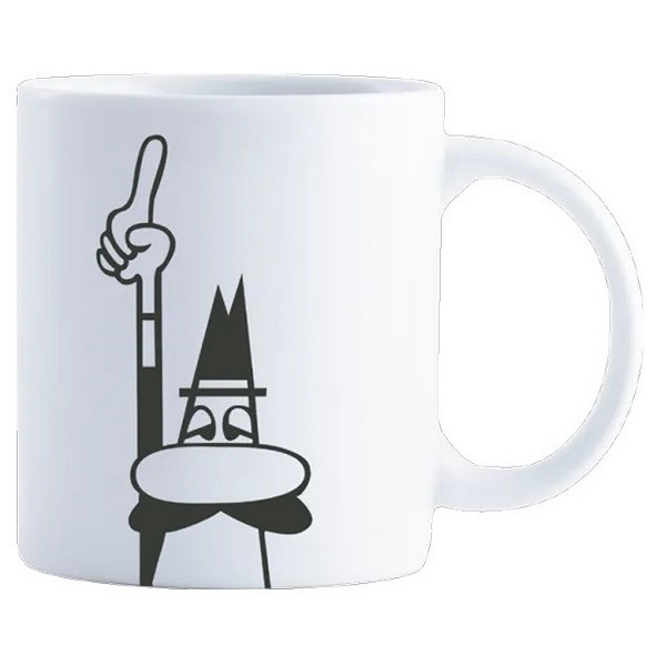 TAZA MUG BIALETTI OMINO BLANCA                    