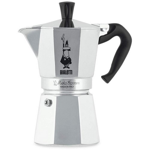 CAFETERA BIALETTI MOKA ALUMINIO 6 TAZAS           