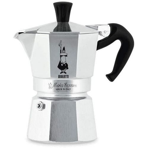 CAFETERA BIALETTI MOKA ALUMINIO 2 TAZAS           