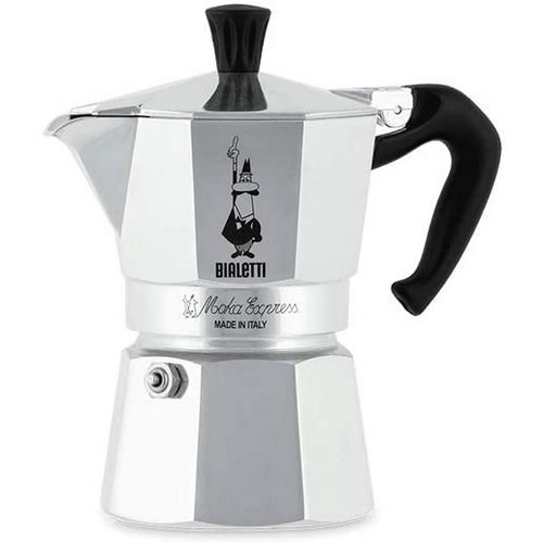 CAFETERA BIALETTI MOKA ALUMINIO 1/2 TAZA          