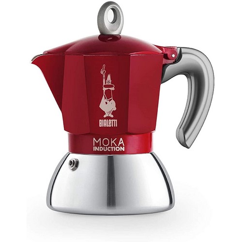 CAFETERA BIALETTI INDUCCION 2 TAZAS ROJA          