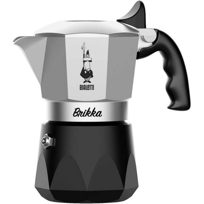 CAFETERA BIALETTI BRIKKA  ALUMINIO 2 TAZAS        