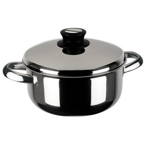 CACEROLA INOXIBAR FORMA N14 ACERO INOXIDABLE     