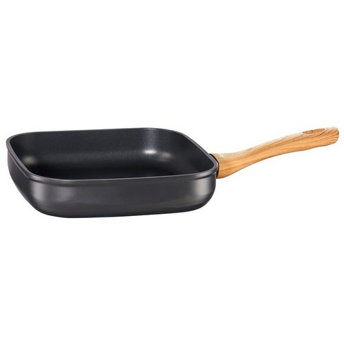 SARTEN INOXIBAR FORET 24CM ALUMIN FORJADO CUADRADA
