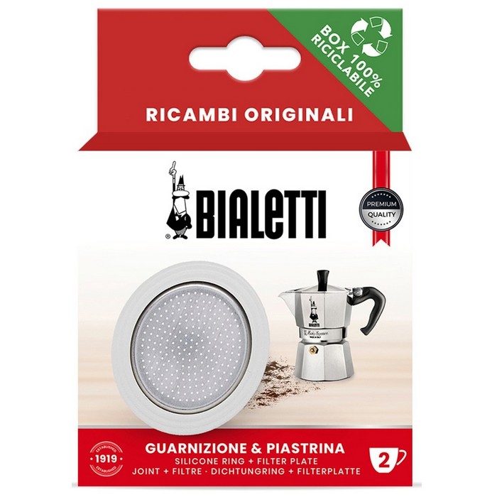 GOMA CAFETERA+FILTRO BIALETTI MOKA / INDUCCION 2TZ
