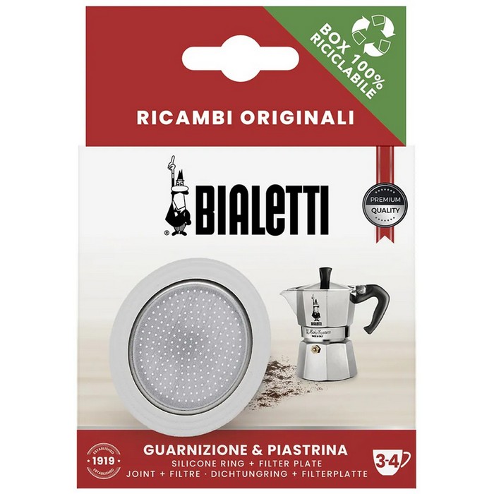 GOMA CAFETERA+FILTRO BIALETTI MOKA / INDUCC 3/4 TZ
