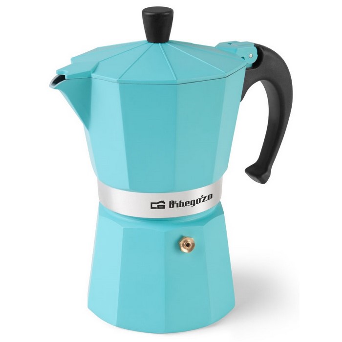 CAFETERA ORBEGOZO KFV645 ALUMINIO 6 TAZAS VERDE   