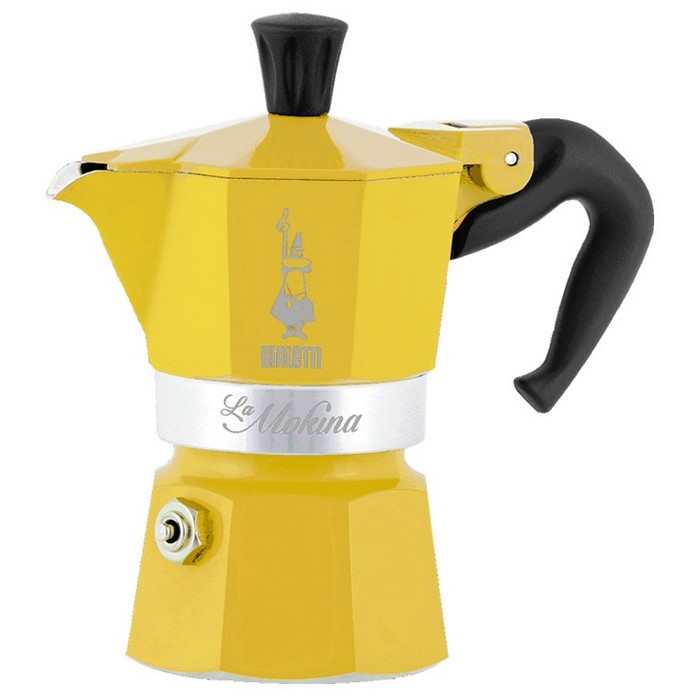 CAFETERA BIALETTI MOKA ALUMINIO CANARY 1/2 TAZA   