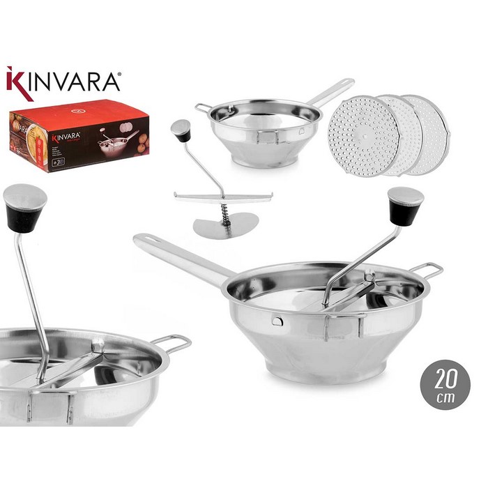 PASAPURE KINVARA 20CM INOX CON 3 DISCOS 41785     