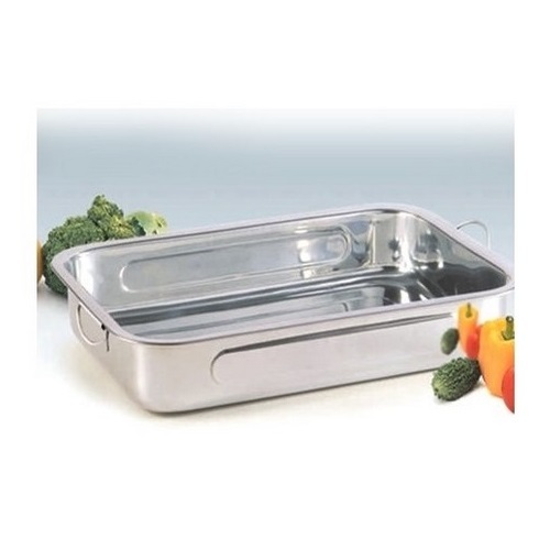 BANDEJA HORNO ENEIDE INOX CON ASA 35CM 4075       