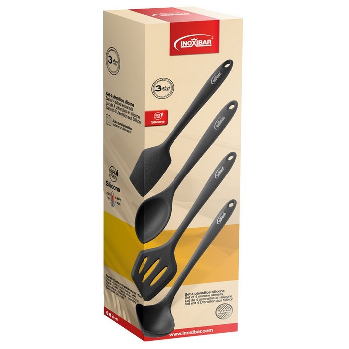 UTENSILIOS DE COCINA INOXIBAR (4 PIEZAS)          