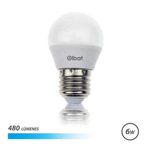 BOMBILLA LED ELBAT EB0251 6W E27 LUZ FRIA 480LM   