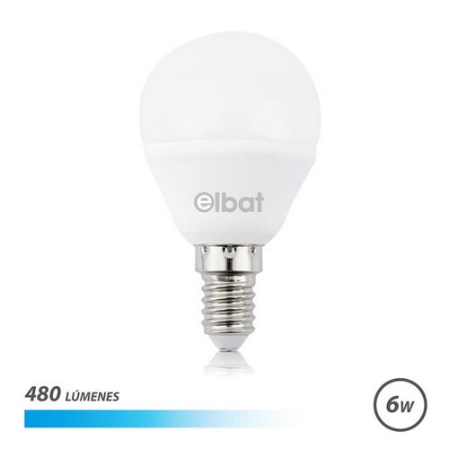 BOMBILLA LED ELBAT EB0265 6W G45 LUZ FRIA 480LM   