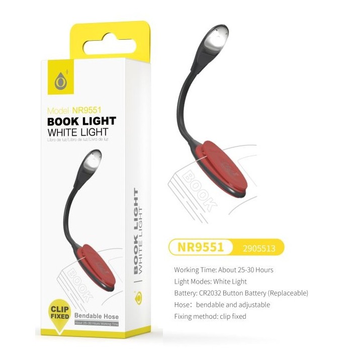 LAMPARA MINI ONE+ NR9551 DE PINZA LUZ FRIA ROJO   