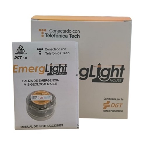 BALIZA EMERGENCIA EMERGLIGHT HOUSE V16 GEOLOCALIZ 