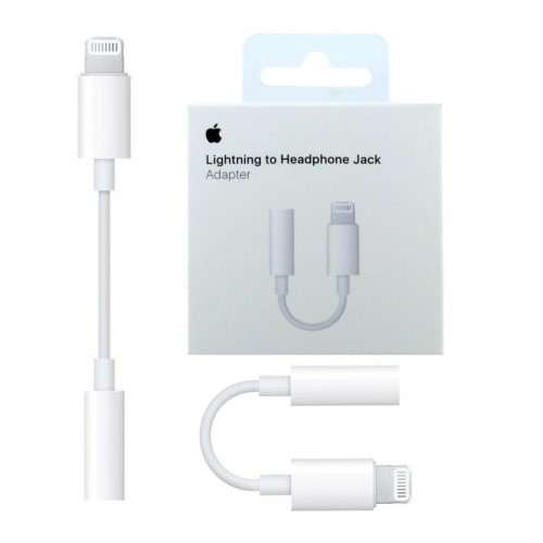 ADAPTADOR APPLE MMX62ZM/A LIGHTNING A MINI JACK   