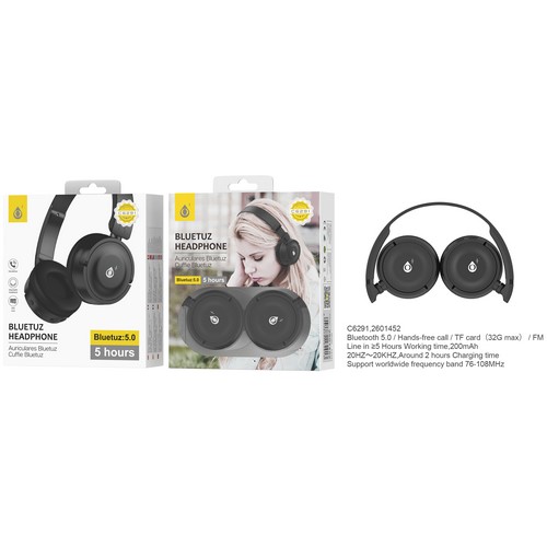 AURICULAR ONE+ C6291 NEGRO BT MANOS LIBRES        