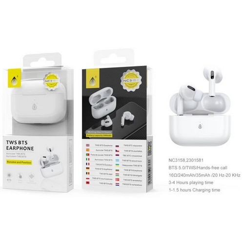 AURICULAR ONE+ NC3158 BLUETOOTH TWS BLANCO        