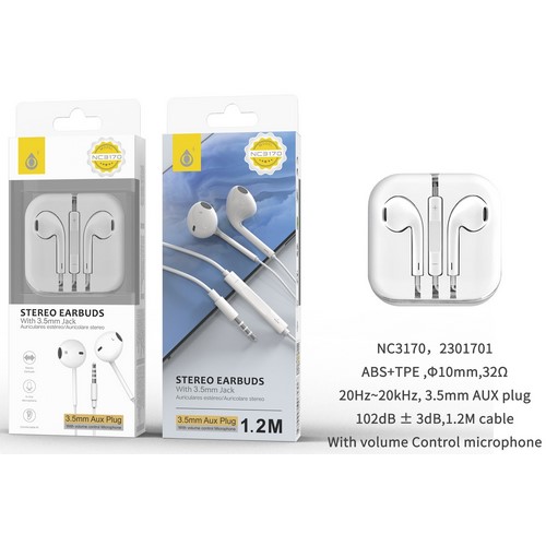 AURICULAR ONE+ NC3170 MINI JACK CON MICROFONO     