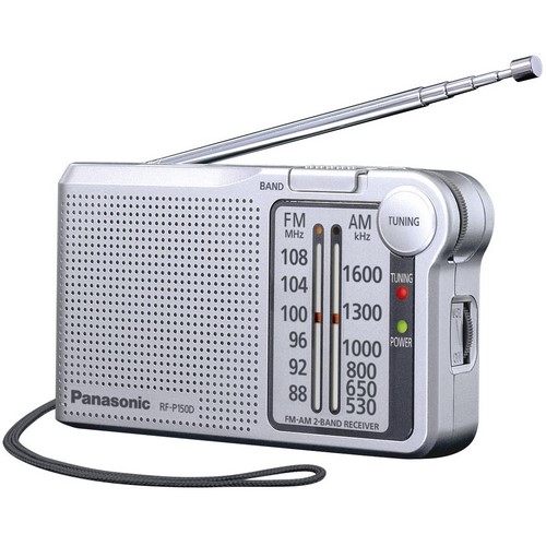 RADIO PANASONIC RFP150DEGS, A PILAS, PLATA        