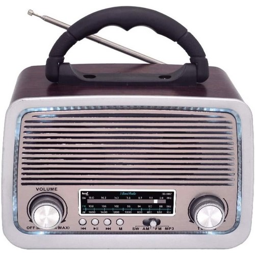 RADIO SAMI RS11807 MADERA PILAS/RED USB BLUETOOTH 