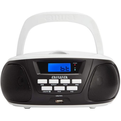 RADIO CD AIWA BBTU300BW USB, BLUETOOTH BLANCO     