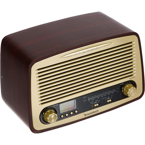 RADIO SUNSTECH RPR4000 VINTAGE USB, SD, AUXILIAR  