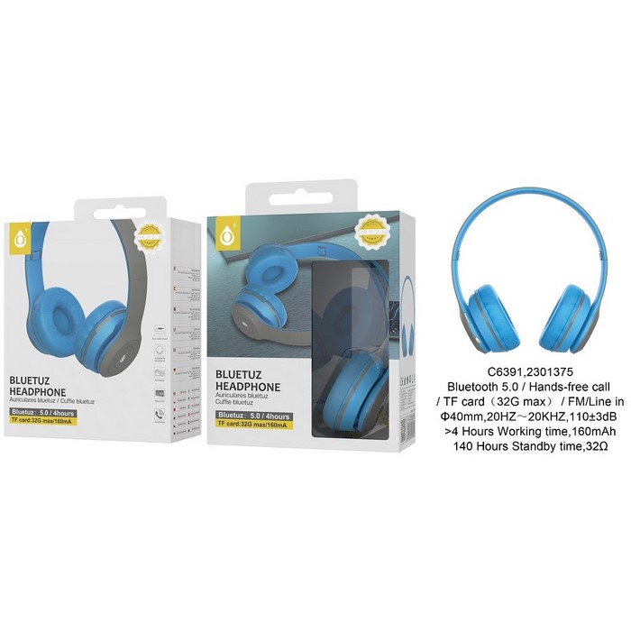 AURICULAR ONE+ C6391 BT AZUL MANOS LIBRES         