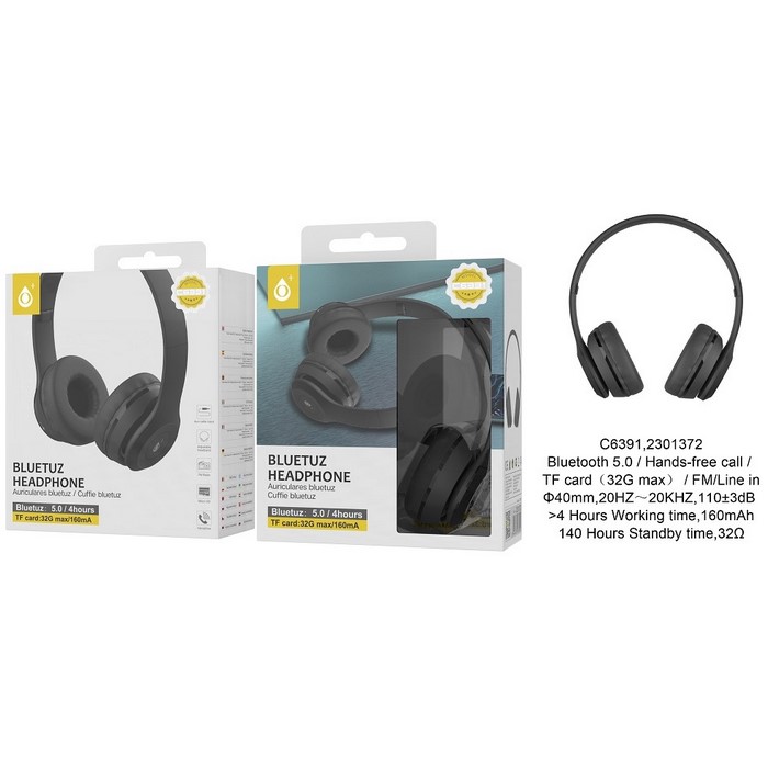 AURICULAR ONE+ C6391 BT NEGRO MANOS LIBRES        